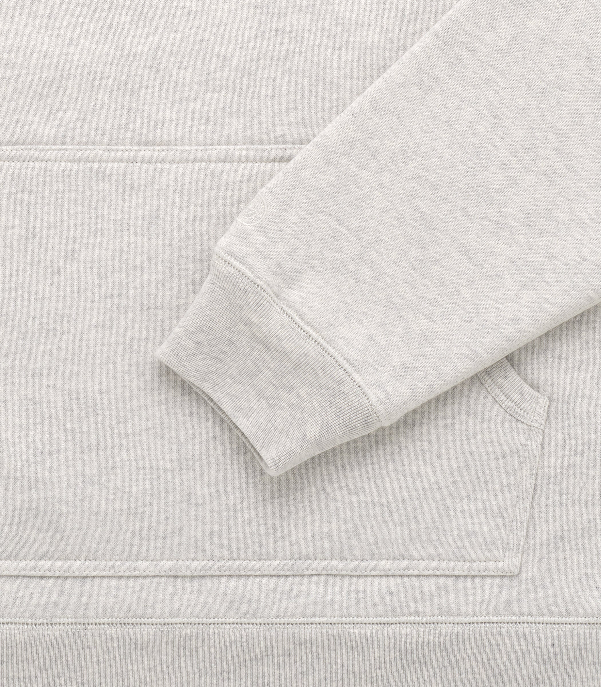 Stadium Loft Knit Hoodie in Oat Grey