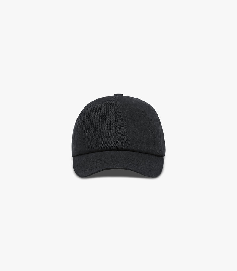 Wall Street Cotton & Linen Cap in Coal