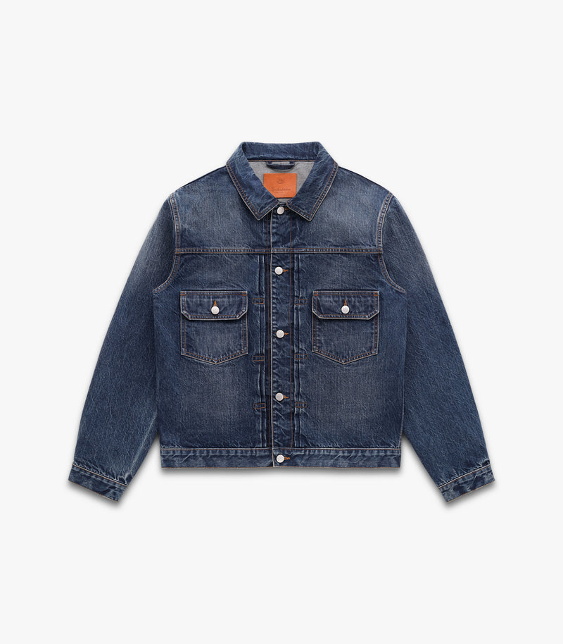 Wayfarer Denim Trucker in Indigo Vintage Wash