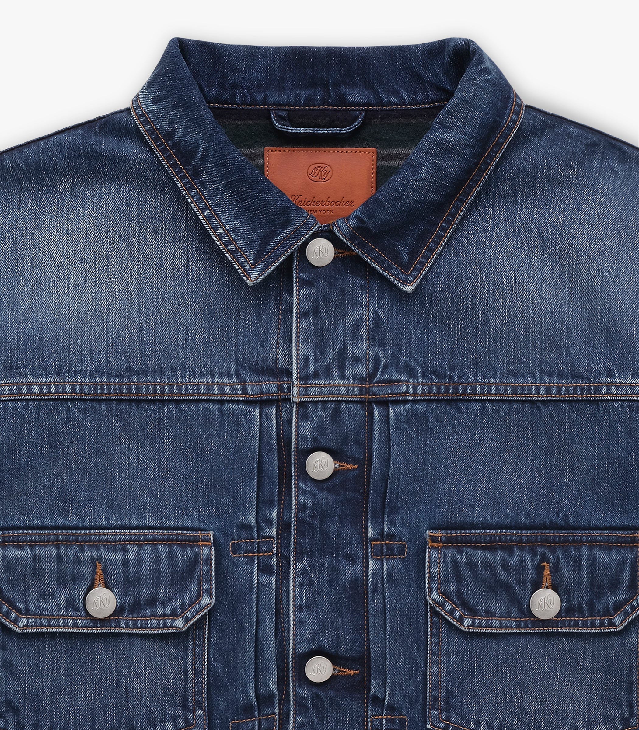 Wayfarer Wool Blanket Lined Denim Trucker – Knickerbocker