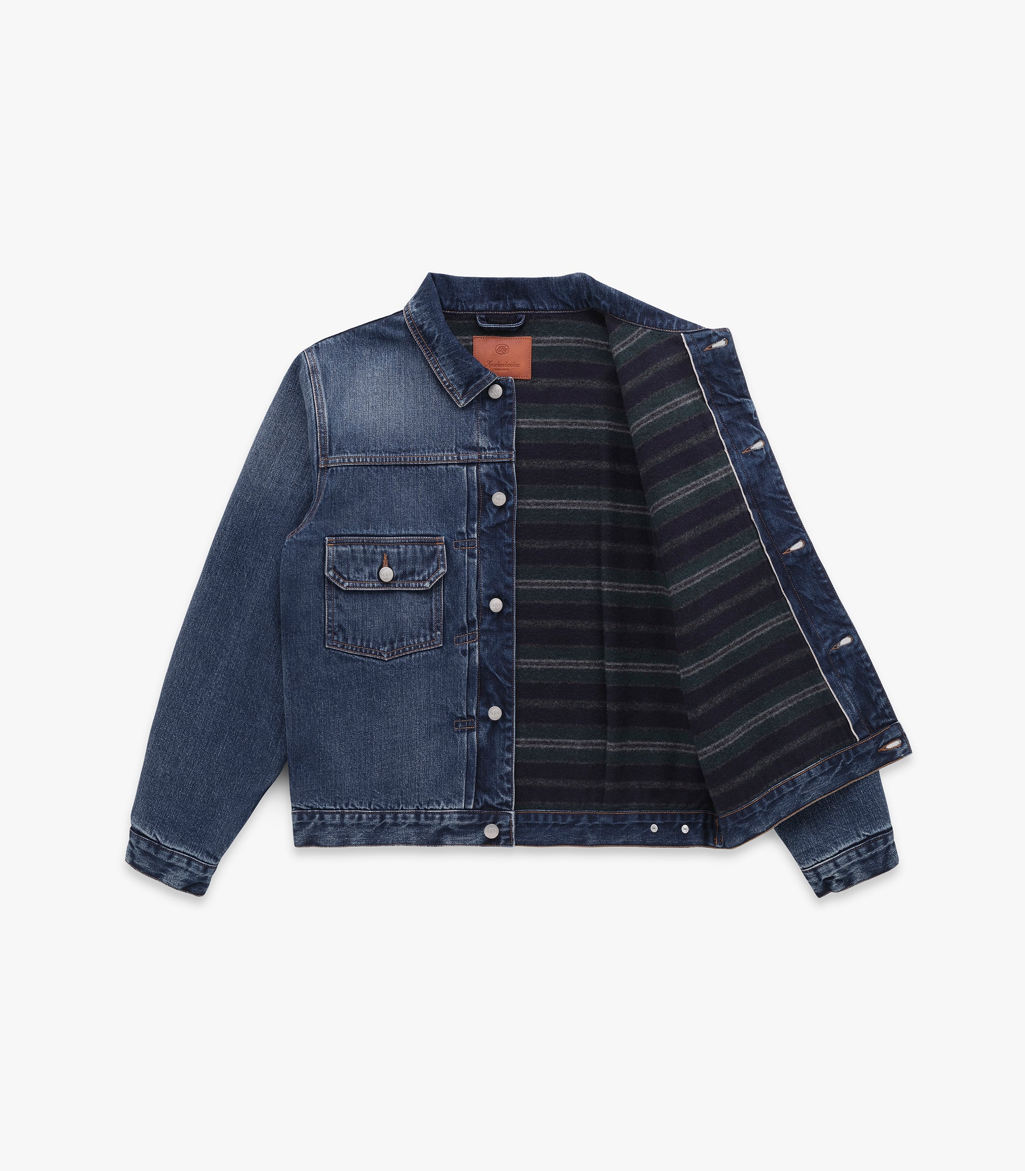 Wayfarer Wool Blanket Lined Denim Trucker – Knickerbocker
